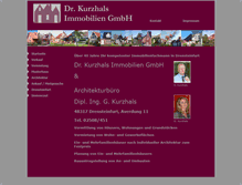 Tablet Screenshot of dr-kurzhals.de